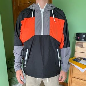 Urban Outfitters Quarter-zip Windbreaker